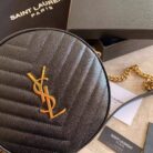 Saint Laurent VINYLE 圆形相机包3JPG - 副本