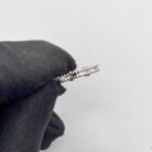 Van Cleef & Arpels Vintage Alhambra pendant 18K white gold, Chalcedony3